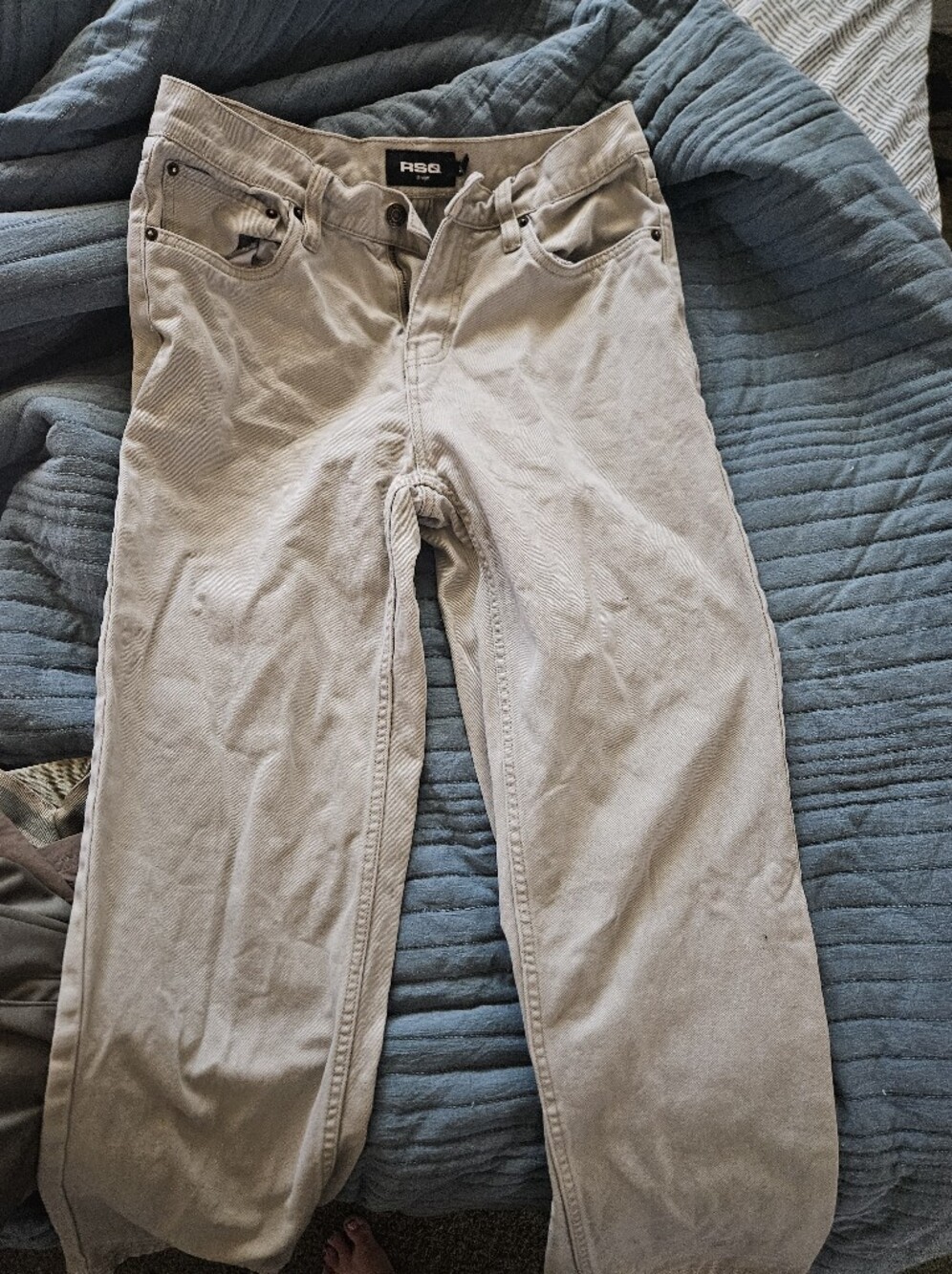 RSQ Men’s Light Beige Jeans